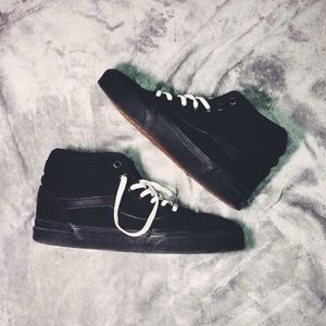 Black high top vans